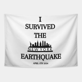 (V8) I SURVIVED THE NYC EARTHQUAKE bigfoot Tapestry