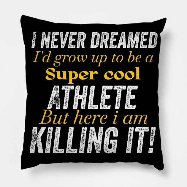 athlete Pillow by Design stars 5