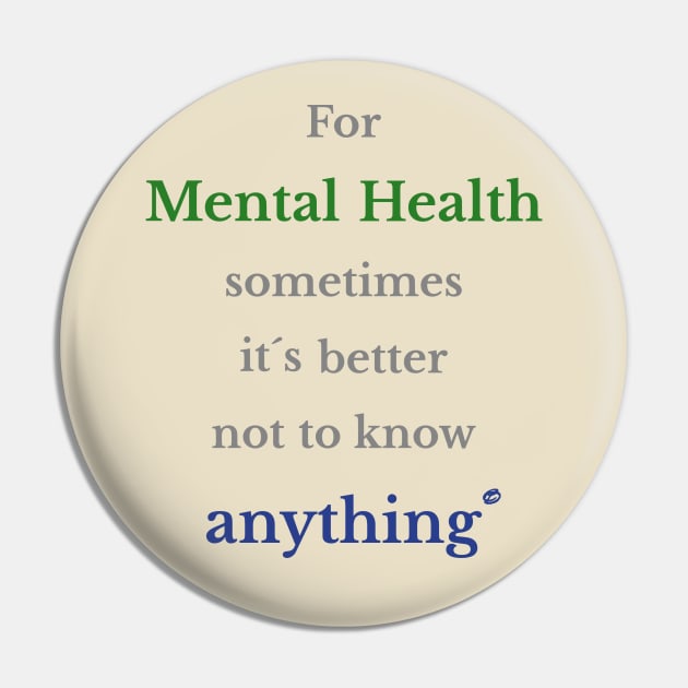 Conserve your mental health Pin by Cavaleyn Designs