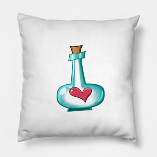 Heart in the Bottle Pillow