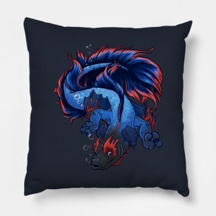 Aquatic Dragon Pillow