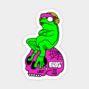 Lazy Frog Chillin 03 Magnet