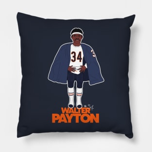 Walter Payton Football Sideline Cape Pillow