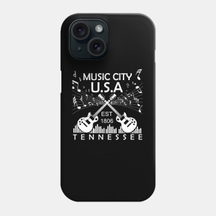 Nashville TN, Country Music Tee, Music City USA Phone Case