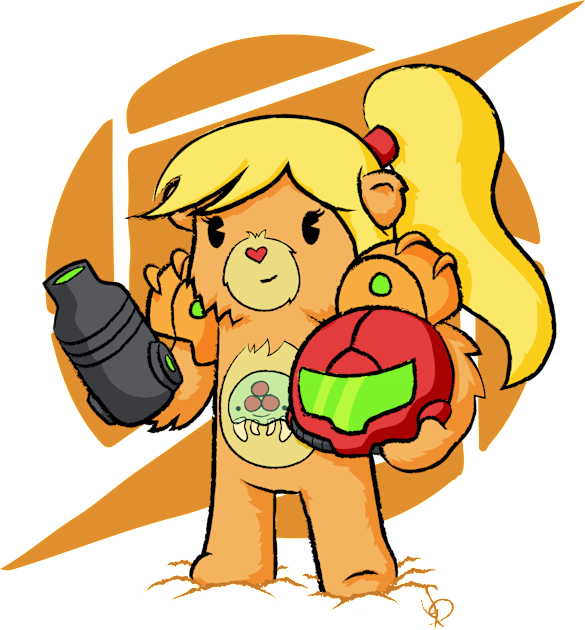 Samus Bearan Kids T-Shirt by pepemaracas