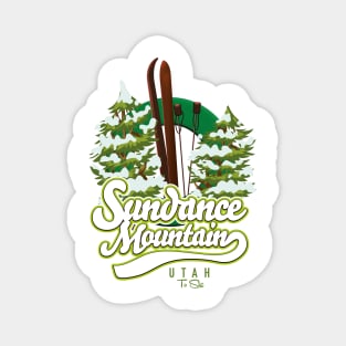 Sundance Mountain Utah Ski logo Magnet