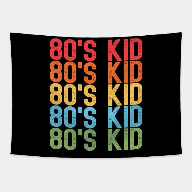 1980's 80's Kid Costume Tapestry by Firesquare