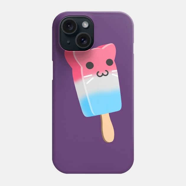 Catsicle Phone Case by CCDesign