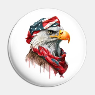 Cool American Eagle #1 Pin