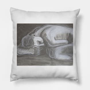 Sad Danaid - Female Nude Pillow