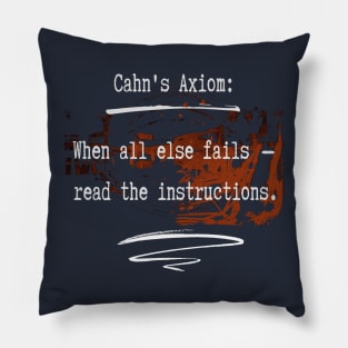 Read Instructions. Humor Collection Pillow