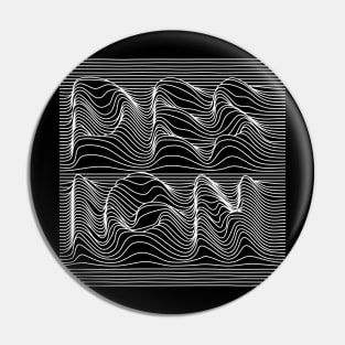 wave lines design Pin