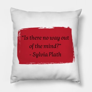 Sylvia Plath Pillow