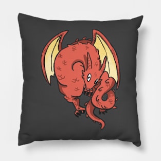 Red Dragon Pillow