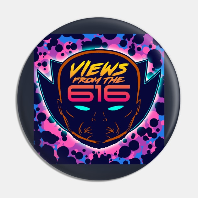 That Purple Views From The 616 Logo Pin by ForAllNerds