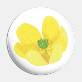 Yellow Tulip Pin