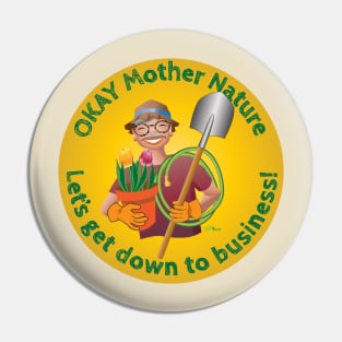 Spring Gardener-man Pin