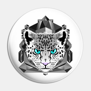 Snow Leopard Pin