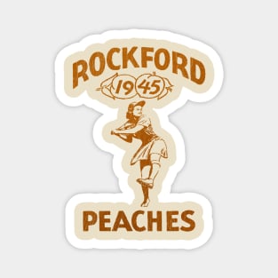 Rockford Peaches Retro Magnet