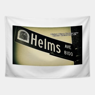 Helms Avenue, Rancho Cucamonga, California by Mistah Wilson Tapestry