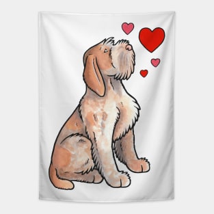 Italian Spinone love Tapestry
