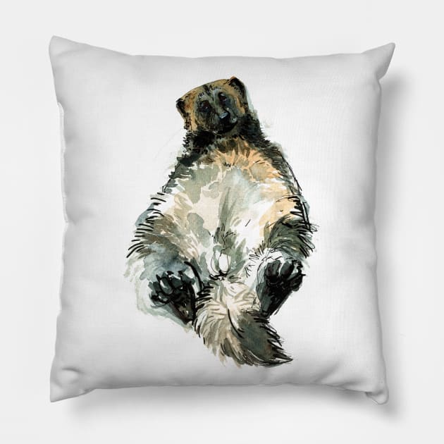 Gulo Gulo Pillow by belettelepink