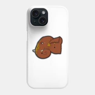 Ganesha : Ekdanta (Color) Phone Case