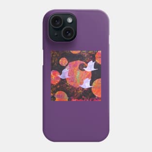 Three Cosmic Birds Digitally Altered Version of Original Work 2 Phone Case