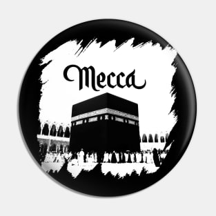 Islamic Mecca Design for Muslims Pin