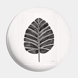 Black Alocasia Pin