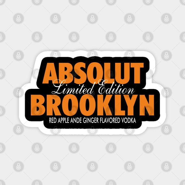 Absolut Brooklyn Magnet by Combroo