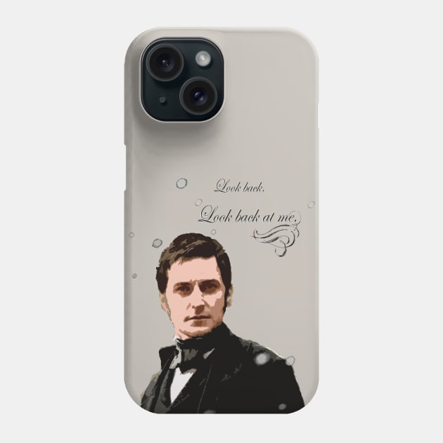 Look back at me_North_and_South_quote. Phone Case by FanitsaArt