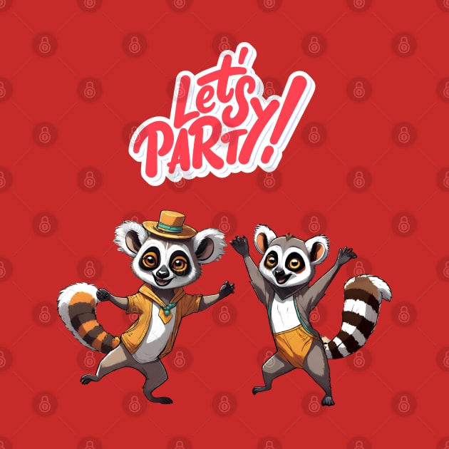 lets party with dancing lemur by dodolanlaku