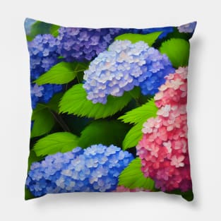 Hydrangea Be Painting Pillow