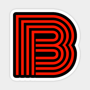 Letter B beautiful letters Magnet