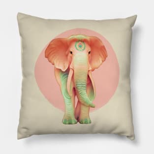 Pink Magic Elephant Pillow