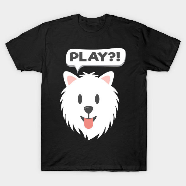 Play Puppy White Dog Painted Smile Cute Pet National Pet Day Dog
