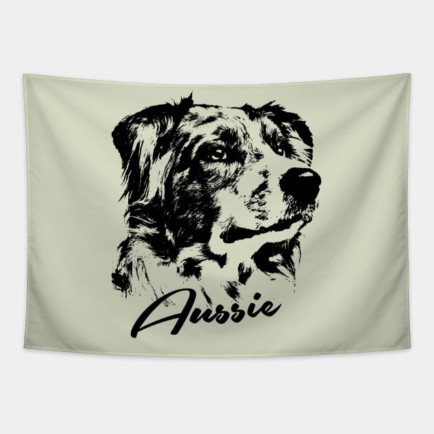 Australian Shepherd  - Aussie Tapestry by Nartissima