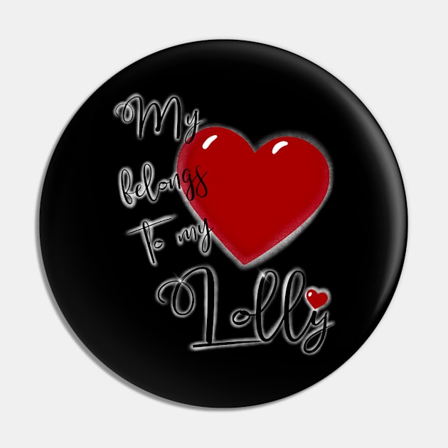My Heart Belongs to My Lolly Pin by AnnaDreamsArt