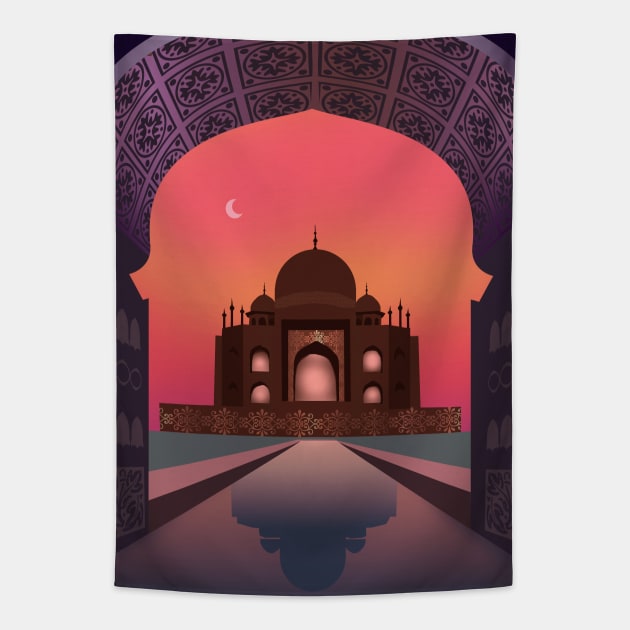 India, Taj Mahal Tapestry by Petras