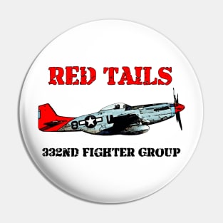 Red Tails Pin