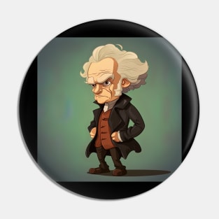 Arthur Schopenhauer Pin
