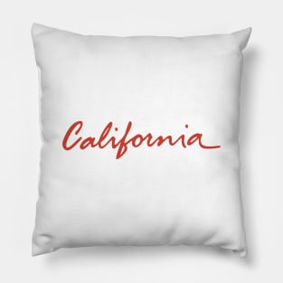 The California License Plate Pillow