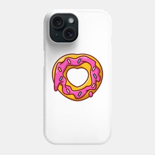 Love doughnut cream melted cartoon Phone Case