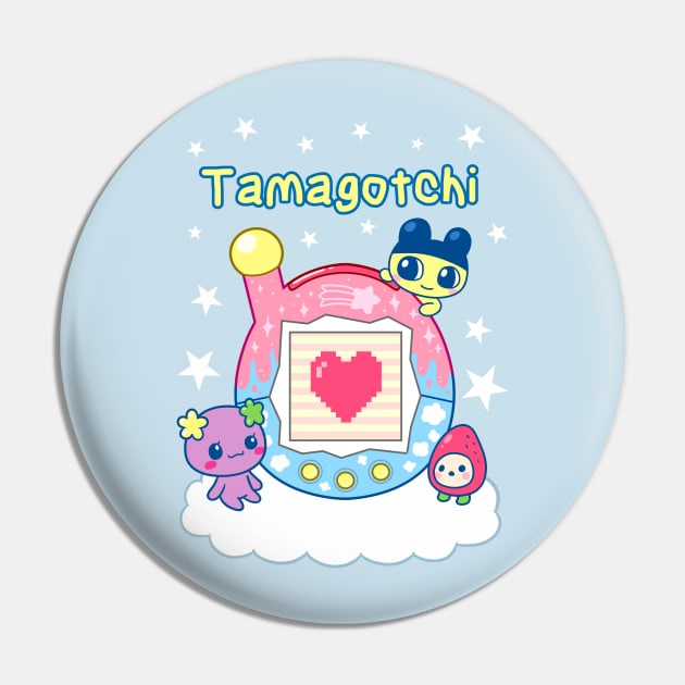 Tamagotchi Pin by Fluffstuff