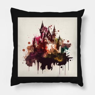 Inksplotched Camelot Pillow