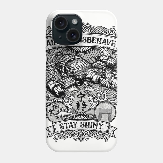 Aim to Misbehave Phone Case by kg07_shirts