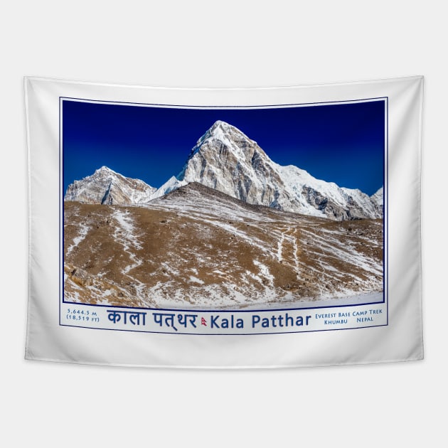 Kala Patthar , Everest Base Camp Trek, Nepal Tapestry by geoffshoults