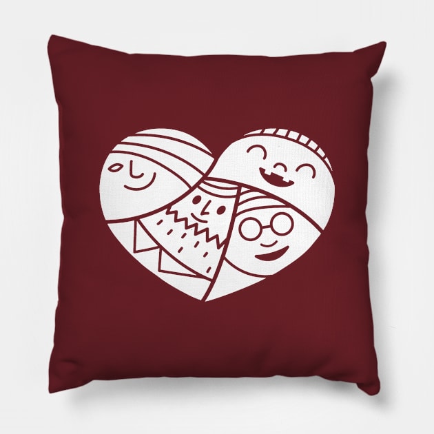 Love Family Pillow by heldawson