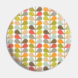 Retro 60s Midcentury Modern Pattern Pin